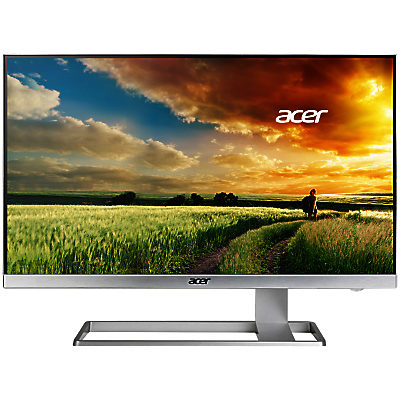Acer S7 S277HK 4K Ultra HD LED PC Monitor, 27 , Silver